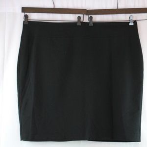Alfani Black Pencil Skirt 24 Above Knee Lined NEW